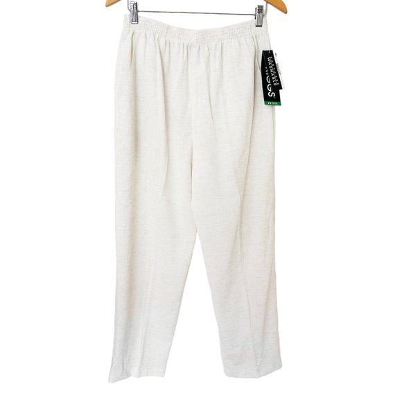 Briggs Pants - Briggs Petite Cream Stretch Pants